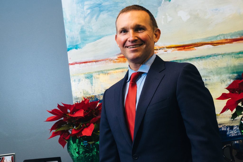 Lenny Curry in a suit