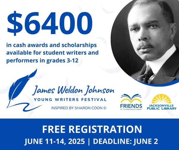 Sixty Four Hundred Dollars in Cash Awards and Scholarships Available For Student Writers and Performers in Grades Three through Twelve