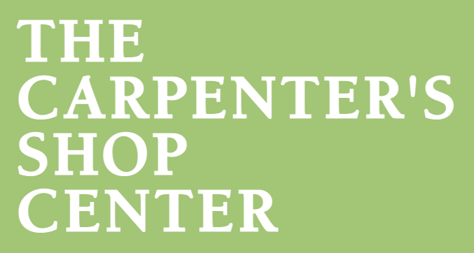 Carpenter's Shop Logo - Green and White